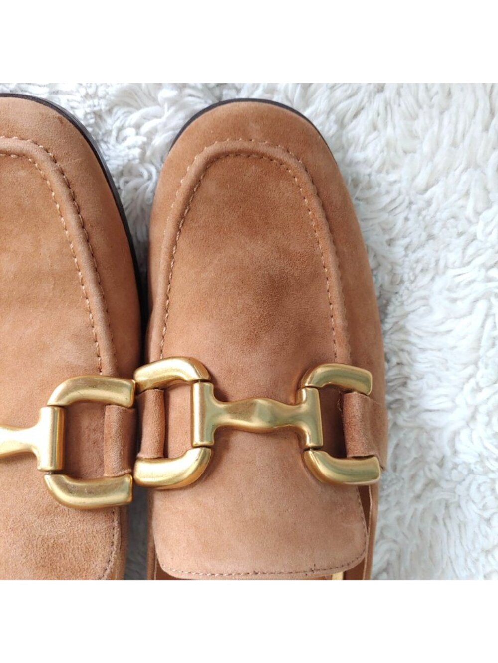 Nine West Lilma Loafer Horsebit Preppy Old Money Staple Suede Office Shoe 11 - Picture 4 of 14